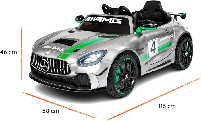 Auto Elettrica per Bambini Mercedes GT4 AMG Luxury  12V