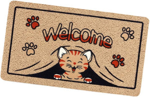 Zerbino Ingresso Antiscivolo Asciugapassi Entrata Assorbente Rettangolare 40X70 cm Dis.E