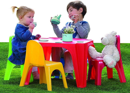 Tavolo da pic nic, tavolo pic nic bambini, tavolo pic nic esterno per bambini, tavolo con sedie, dimensioni 55,5x55,5x36