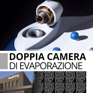 Ferro da Stiro con Caldaia Pressurizzata a Doppia Camera INN-680, Potenza 2300W, Serbatoio da 500ml, Pressione Vapore 3,5 Bar, con Impugnatura in Sughero e Piastra in Alluminio