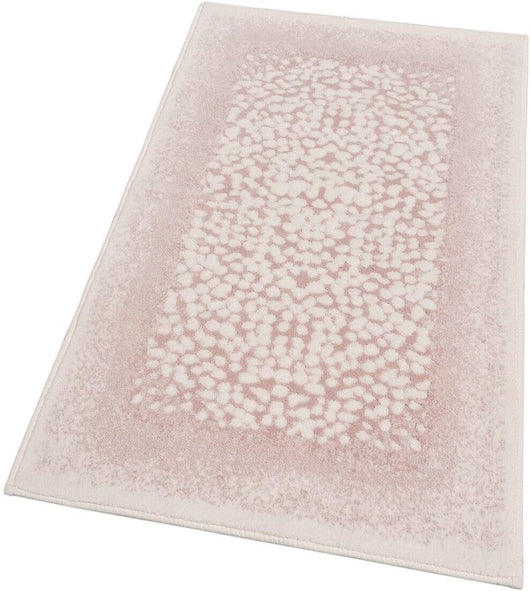 Tappeto Bagno Vintage Camera Scendiletto 60x130 Cm Morbido Cotone Assorbente Antiscivolo Rosa