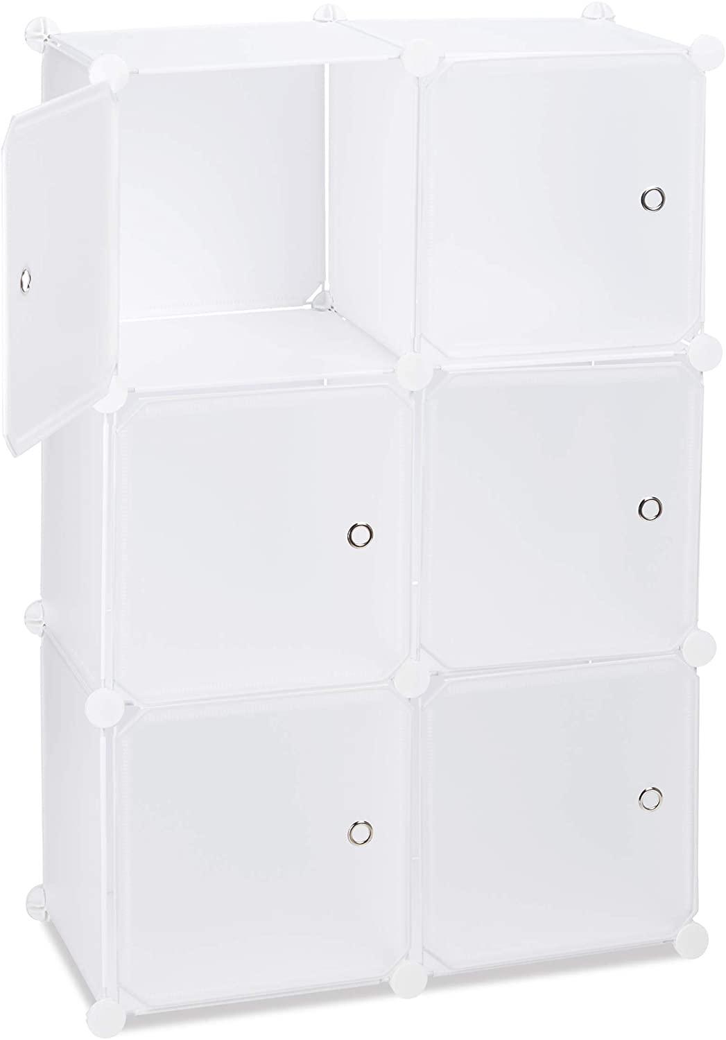 Scaffale contenitore con 6 ante bianco 13_0002585_2