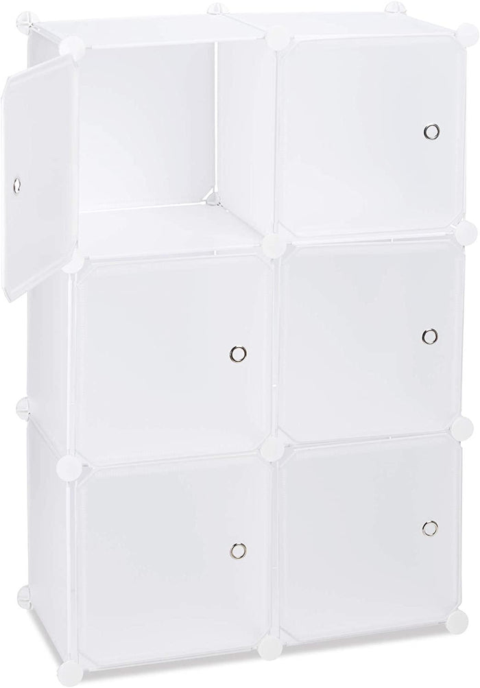 Scaffale contenitore con 6 ante bianco 13_0002585_2