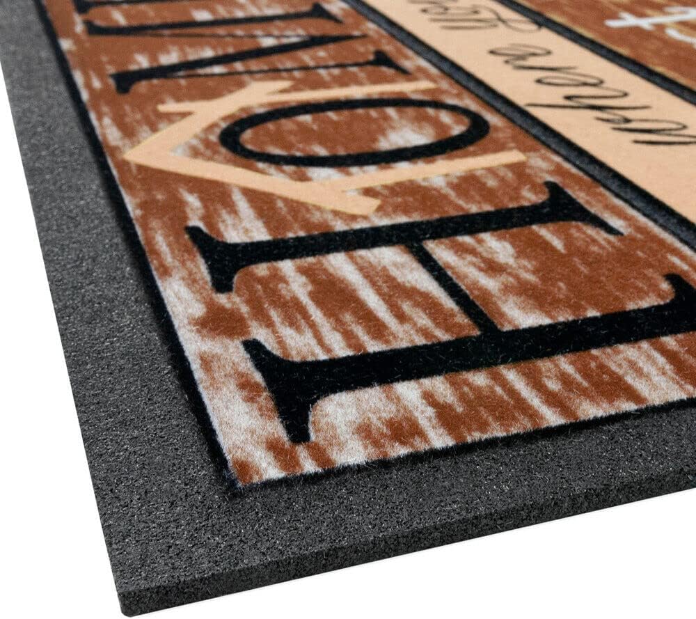 Zerbino Gomma Morbida Tappeto Ingresso Asciugapassi Antiscivolo 40x70 cm Dis.C