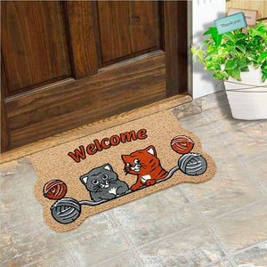 Zerbino Ingresso Antiscivolo Asciugapassi Entrata Assorbente Rettangolare 40X70 cm Dis.A