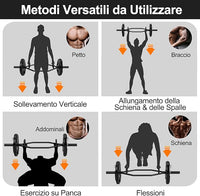 Barra della Trappola Olimpica, Barra Esagonale Pieghevole con Manici Zigrinati, Manicotti 25 cm e Molle, Olympic Hex Trap Bar per Sollevamento Pesi e Bodybuilding, Carico 363 kg(Nero)