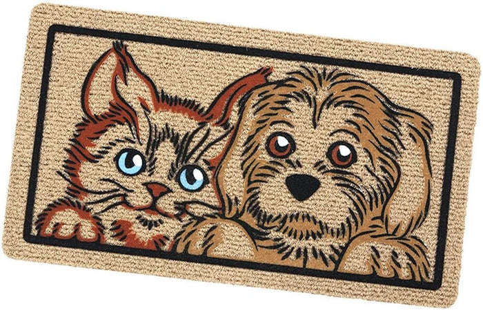 Zerbino Ingresso Antiscivolo Asciugapassi Entrata Assorbente Rettangolare 40X70 cm Dis.F