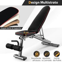 Panca Regolabile, Panca per Pesi Multifunzione, Panca Pesi Panca Fitness, Fino a 300kg, Ideale per Casa Ufficio