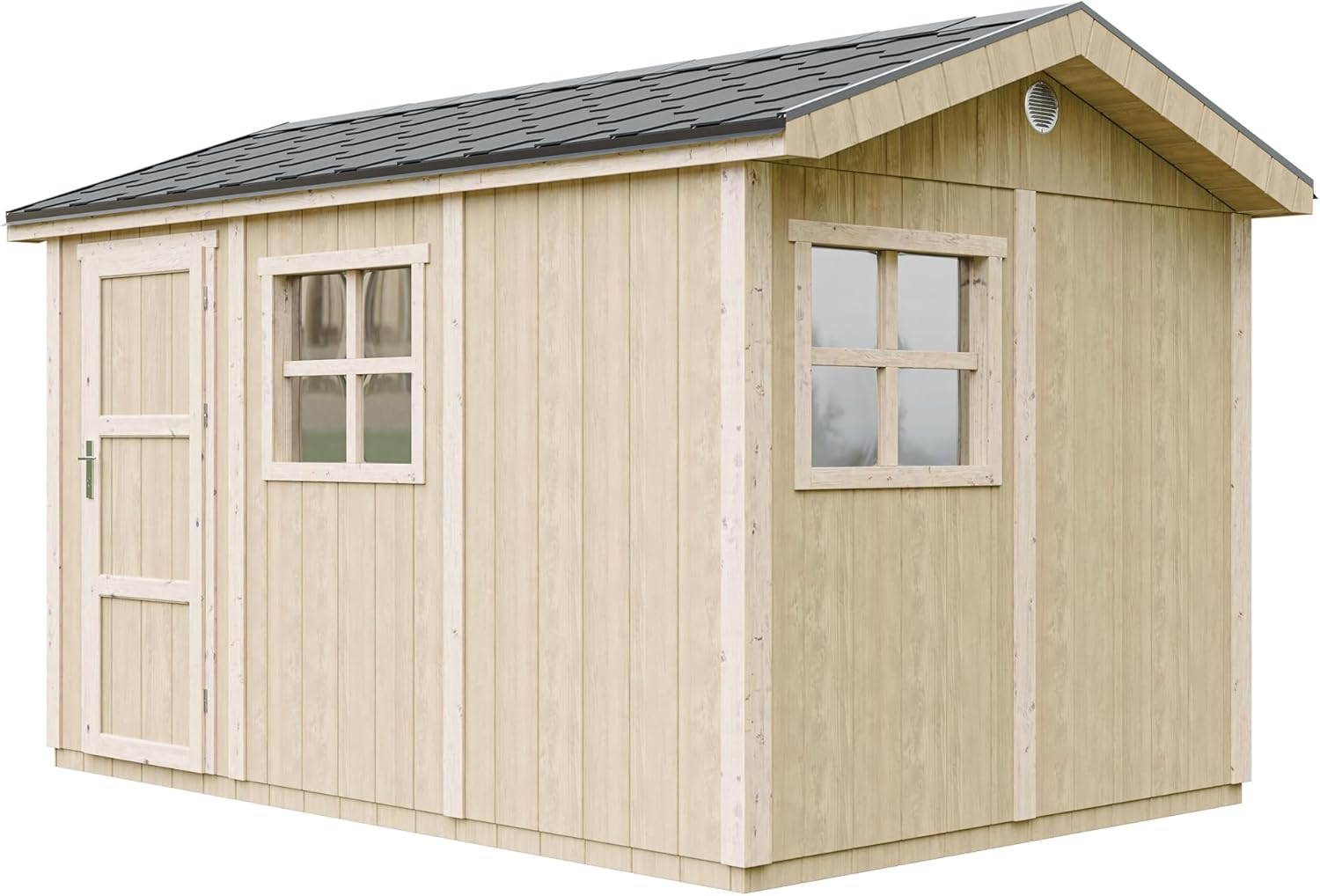 Casetta da giardino di qualit? premium 8,68 m² - H252x250x412 cm - Timbela M914