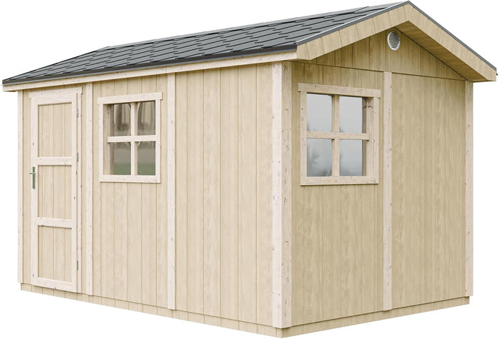 Casetta da giardino di qualit? premium 8,68 m² - H252x250x412 cm - Timbela M914