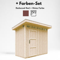 Casetta da Giardino di QUALIT? PREMIUM 3m?²-L161xW294cm - TIMBELA M901-REDWOOD RED