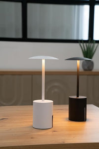 Lampada Led Rocket da tavolo Ricaricabile E Dimmerabile Bianca
