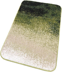 Tappeto Bagno Camera 60x100 cm Sfumato Moderno Morbido Antiscivolo Scendiletto Shaggy Verde
