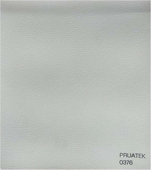 Tessuto FintaPelle Nautica Tappezzeria Alta Qualità "PRUATEK" - Colore BIANCO 0376 - Morbida e Resistente - Vendita al Metro - H.140