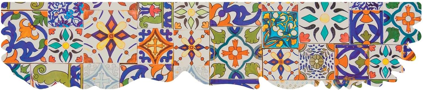 Le Forme Piastrella Tappeto Cucina 50x240 cm Sagoma Pvc Moderno Antiscivolo Stampa Digitale