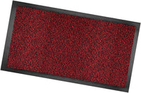 Zerbino Asciugapassi Antiscivolo 90x120 cm Tessitura Morbida Retro Gommato Bordeaux