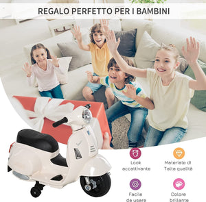 Moto Giocattolo per Bambini 2 Anni 1 Anno 3 Anni elettrica cavalcabile Vespa elettrica per Bambini 1 Anno 2 Anni 6 volt