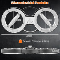 Allenatore per la Forza delle Braccia a Rotazione 360°, Attrezzatura Brucia Grassi Muscolare Avambraccio da 5,4 kg con Resistenza Regolabile, Addestratore di Forza per Casa e Palestra