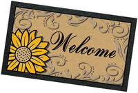 Zerbino Gomma Morbida Tappeto Ingresso Asciugapassi Antiscivolo 40x70 cm Dis.F