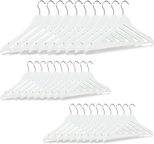 Set di 30 grucce con tacche in legno bianco 13_0002499_2