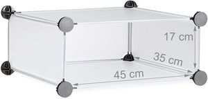 Scarpiera scarpiera con 12 armadietti 24 paia trasparente 13_0001634