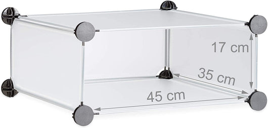 Scarpiera scarpiera con 12 armadietti 24 paia trasparente 13_0001634