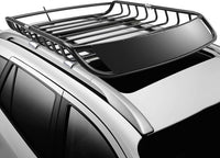 Portapacchi da Tetto Universale, Bagagliera Portabagagli Auto Tetto Portata 110kg, Nero, 120 X 98 X 16,5 cm (Nero, stile 1)