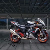 Cavalletto per Moto, Cavalletto Posteriore Moto Universale, Regolabile in Larghezza(nero)