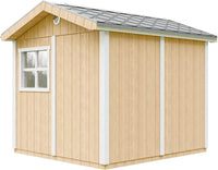 Casetta da giardino di qualit? premium 5,9 m² - H252x250x294 cm - Timbela M913A-HARVEST HONEY