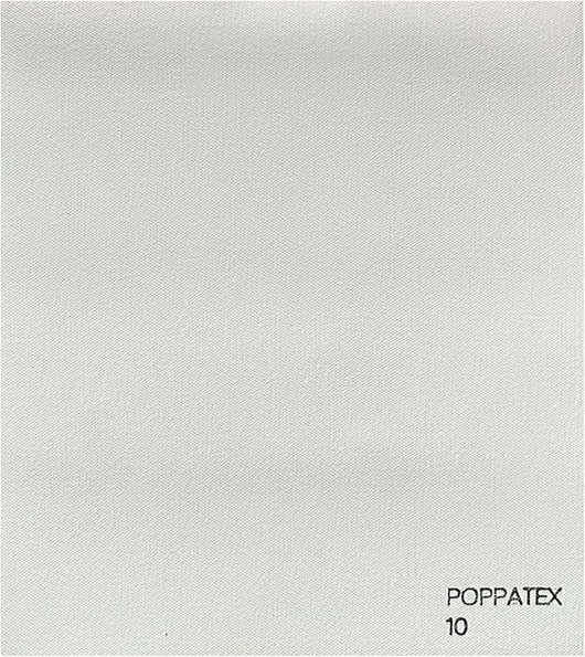 Tessuto Ecopelle Nautica Tappezzeria Alta Qualità "POPPATEX" - Colore Bianco 10 - Morbida e Resistente - Vendita al Metro - H.140