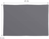 Vela ombreggiante rettangolare 4 x 6 m grigia 13_0002933_4