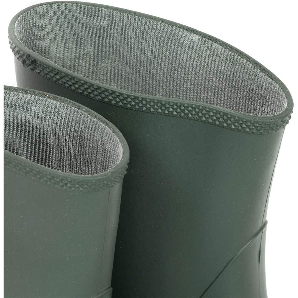 STIVALI DA LAVORO PVC BASSO GOMMA VERDE IMPERMEABILI AGRICOLTURA CACCIA PESCA N.46 4F