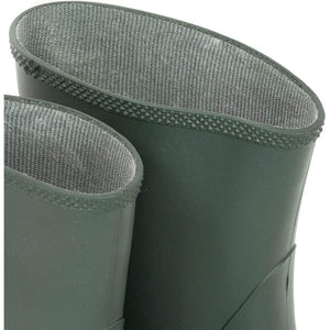 STIVALI DA LAVORO PVC BASSO GOMMA VERDE IMPERMEABILI AGRICOLTURA CACCIA PESCA N.44 4F