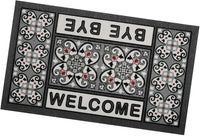 Zerbino Gomma Morbida Tappeto Ingresso Asciugapassi Antiscivolo 40x70 cm Dis.Z