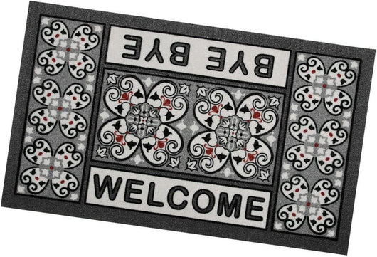 Zerbino Gomma Morbida Tappeto Ingresso Asciugapassi Antiscivolo 40x70 cm Dis.Z