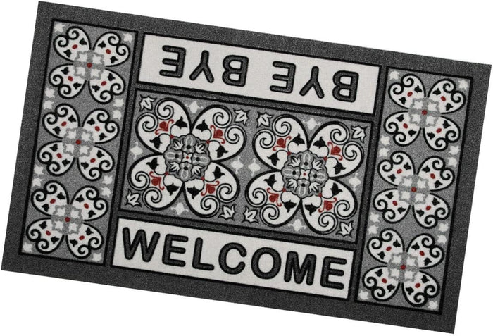 Zerbino Gomma Morbida Tappeto Ingresso Asciugapassi Antiscivolo 40x70 cm Dis.Z