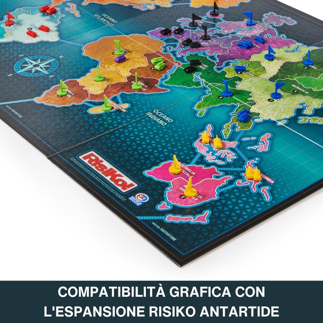 Editrice Giochi, Risiko, Giochi in Scatola, Risiko Classico Edizione 2023, Giochi di Società e Strategia per Famiglia e