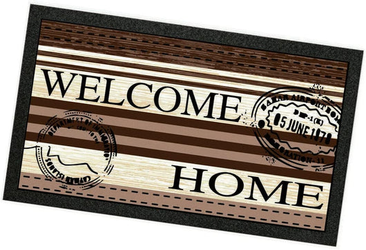 Zerbino Gomma Morbida Tappeto Ingresso Asciugapassi Antiscivolo 40x70 cm Dis.G