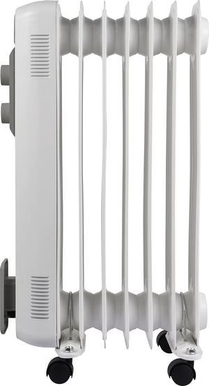 Bimar HO427 Termosifone Elettrico, Radiatore ad Olio a Basso Consumo, Calorifero con 7 Elementi e 5 Canali di Circolazione