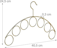 Elegante appendino in metallo per sciarpe 13_0000739