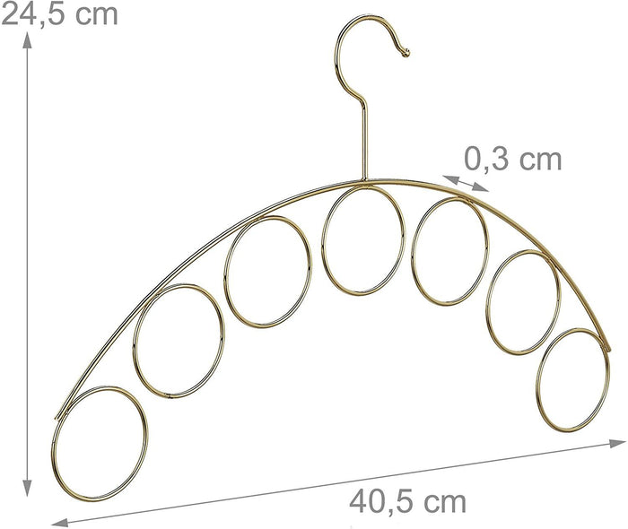 Elegante appendino in metallo per sciarpe 13_0000739