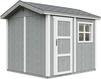 Casetta da giardino di qualit? premium 5,9 m² - H252x250x294 cm - Timbela M913-CAVERN STEEL