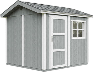 Casetta da giardino di qualit? premium 5,9 m² - H252x250x294 cm - Timbela M913-CAVERN STEEL