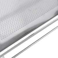 Porta Asciugamani da Parete Porta Salviette a 2 Ripiani per Bagno in Acciaio Inossidabile