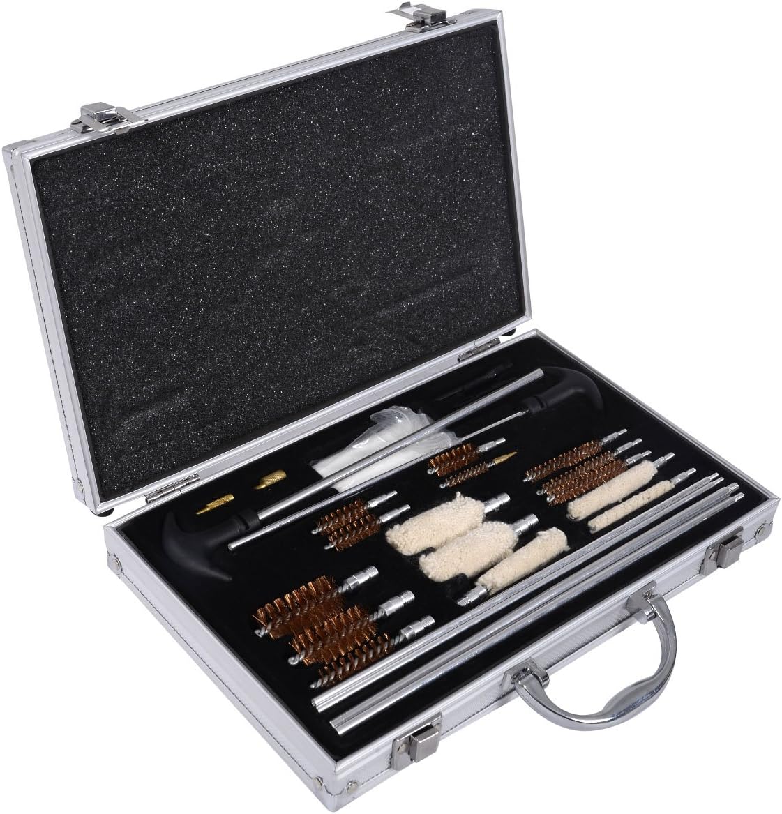 Kit per Pulizia Scatola Pulizia per Fucile, per Manutenzione e Pulizia delle Armi, 103pcs