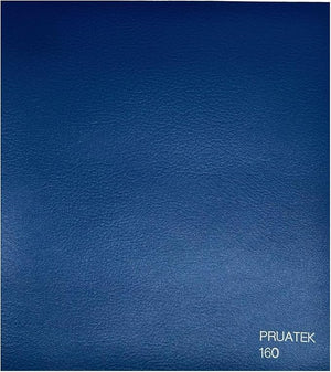 Tessuto FintaPelle Nautica Tappezzeria Alta Qualità "PRUATEK" - Colore BLU ROYAL 160 - Morbida e Resistente - Vendita al Metro - H.140