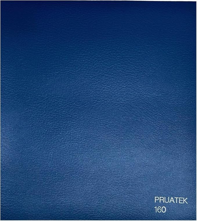 Tessuto FintaPelle Nautica Tappezzeria Alta Qualità "PRUATEK" - Colore BLU ROYAL 160 - Morbida e Resistente - Vendita al Metro - H.140