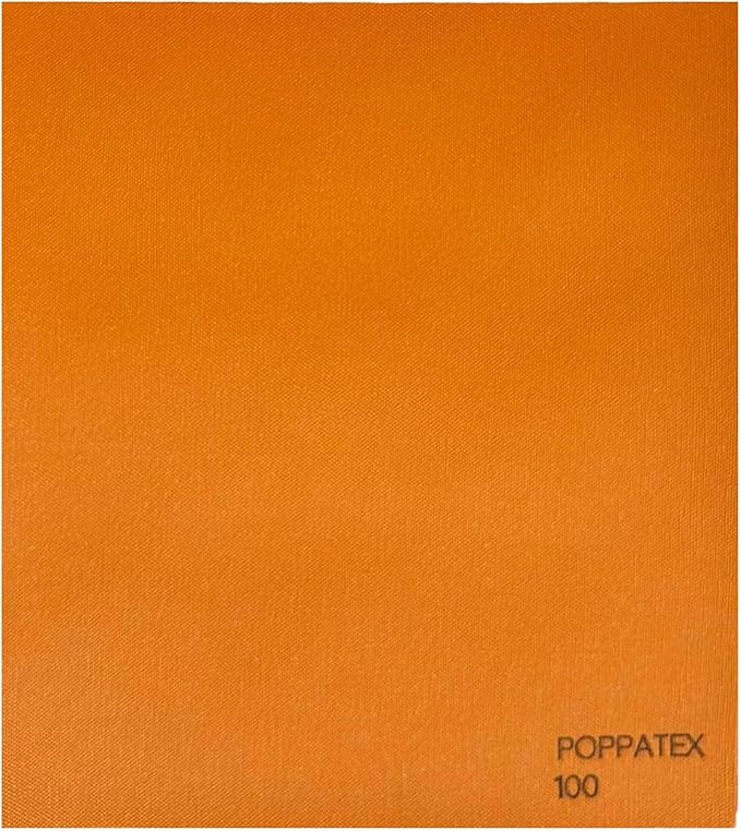 Tessuto Ecopelle Nautica Tappezzeria Alta Qualità "POPPATEX" - Colore ARANCIONE 100 - Morbida e Resistente - Vendita al Metro - H.140