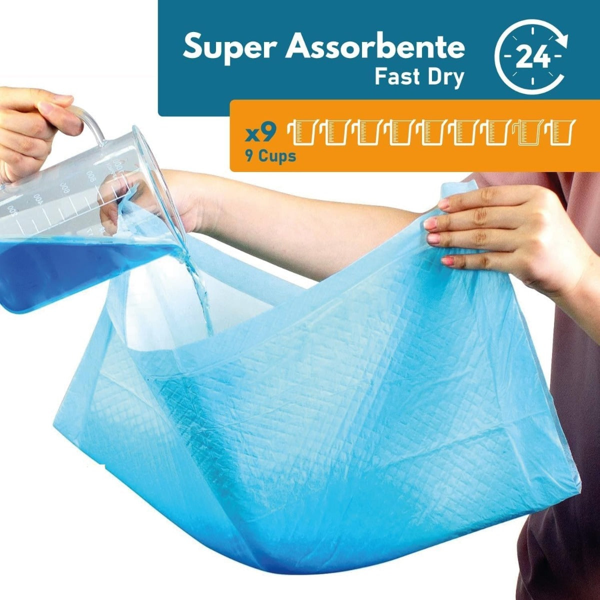 Traversine Cani 60x90 100 Pezzi Tappetini Igienici per Cani e Gatti Multiuso (100 pz 60X90 cm) Tappetini per l'addestram