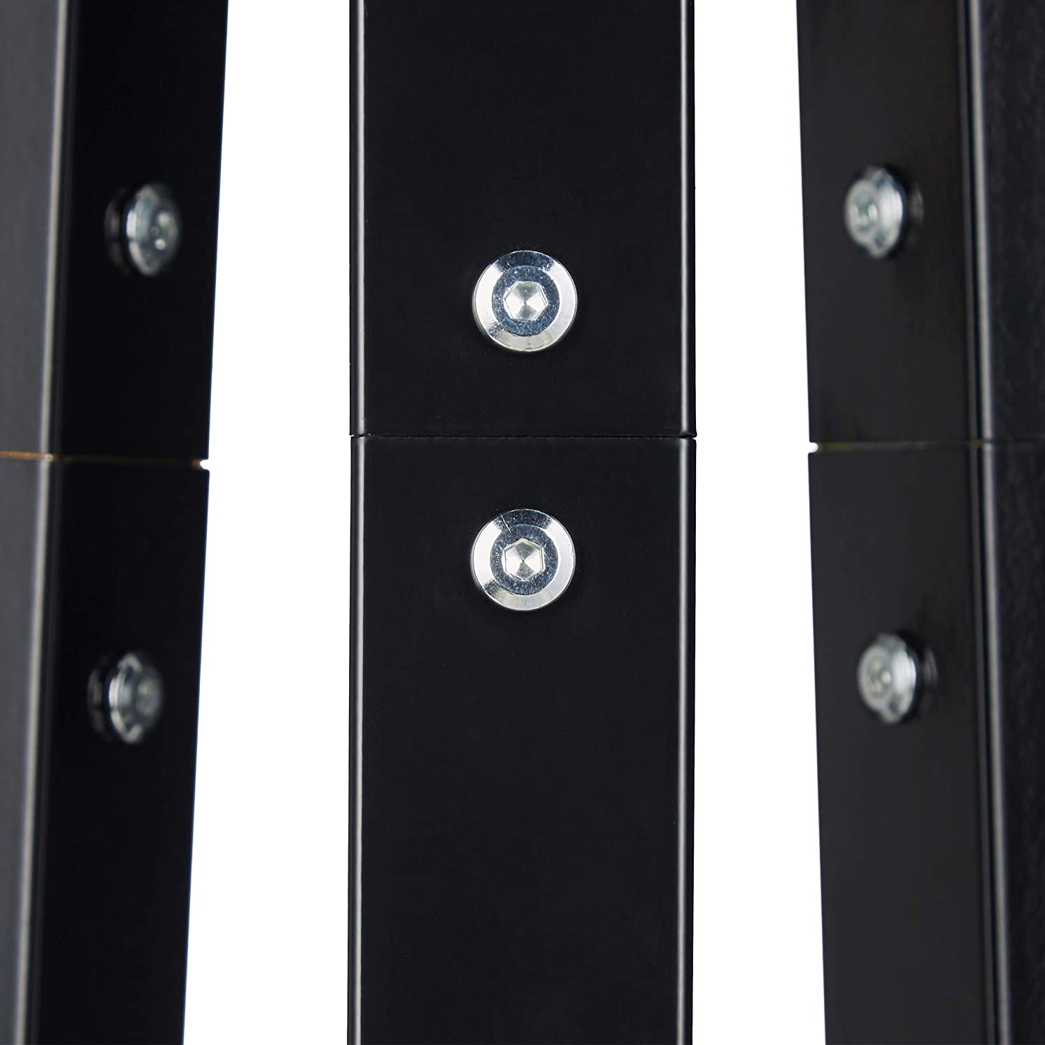 Appendiabiti da terra in metallo per cappotti giacche corridoio ingresso 175 cm nero 13_0002199